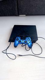 Playstation4 met nieuwe blauwe controller, Spelcomputers en Games, Spelcomputers | Sony PlayStation 4, Ophalen of Verzenden, Gebruikt