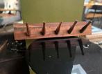 Houten wandkapstok 5 haken kapstok, Wandkapstok, Ophalen of Verzenden, Zo goed als nieuw, Minder dan 100 cm