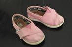 Toms, peuter zomer schoentje licht roze canvas maat 22, Gebruikt, Meisje, Schoenen, Ophalen of Verzenden