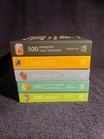 5 Kookboeken: Elk boek met 500 recepten., Boeken, Kookboeken, Ophalen of Verzenden, Zo goed als nieuw, Diverse auteurs, Overige gebieden