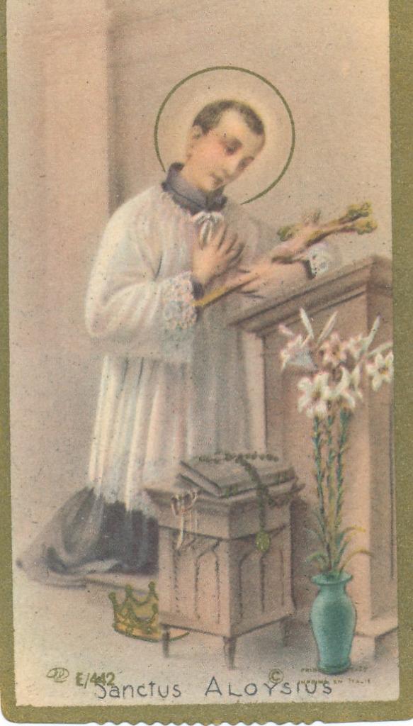 24 mooie oudere prentjes van Mannelijke Heiligen - Italië, Verzamelen, Religie, Zo goed als nieuw, Christendom | Katholiek, Kaart of Prent