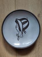 Boonstra Wandbord - Vrouw met Hoed, Ophalen of Verzenden