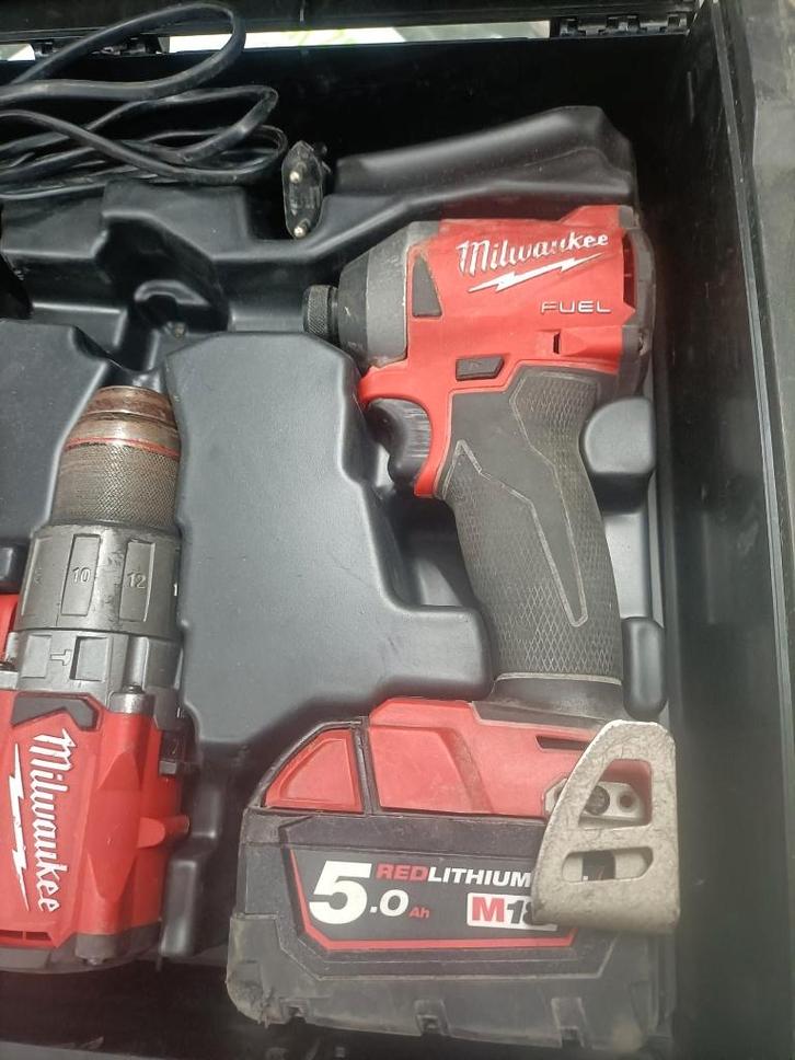 Milwaukee Combiset, Doe-het-zelf en Verbouw, Gereedschap | Overige machines, Zo goed als nieuw, Ophalen of Verzenden