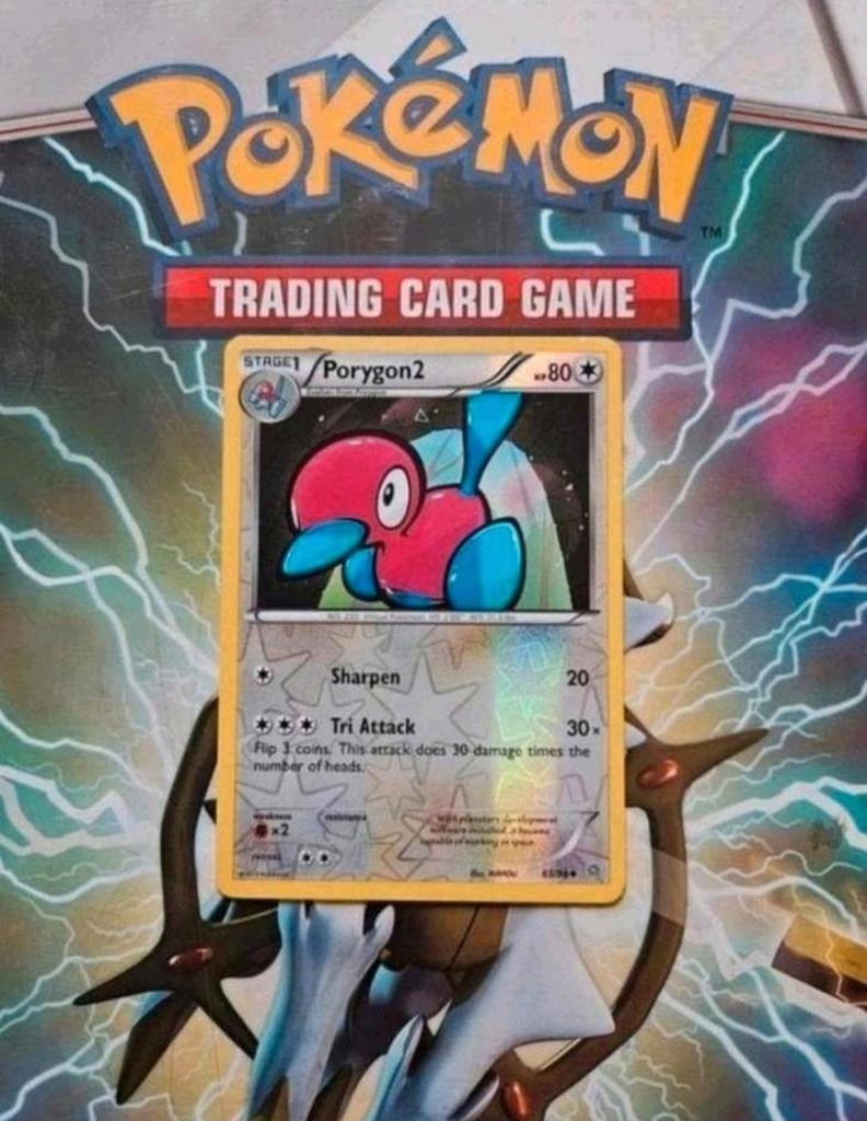 Porygon2 65/98 XY Ancient origins pokemon kaart reverse, Ophalen of Verzenden, Zo goed als nieuw, Losse kaart, Foil