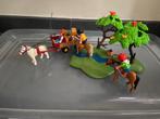Paardenkar natuur playmobil, Kinderen en Baby's, Speelgoed | Playmobil, Los playmobil, Zo goed als nieuw, Ophalen