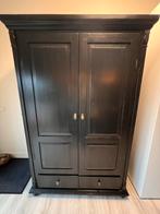 Zwarte donkere vintage / jagers opslag kast, Antiek en Kunst, Ophalen