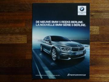 BMW 5-serie Sedan Prijslijst (2017, België-Ned./Frans) beschikbaar voor biedingen