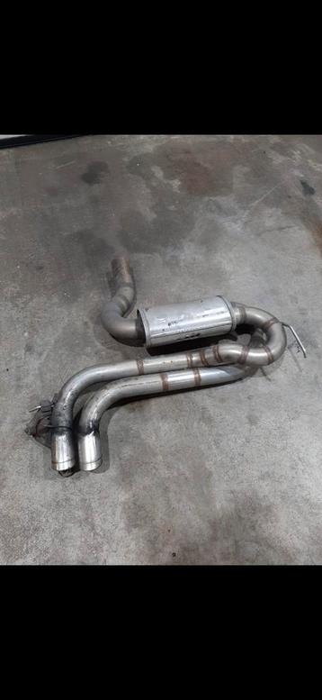 Golf R32 of Leon Cupra VR6 uitlaat Simons 3 inch RVS  beschikbaar voor biedingen