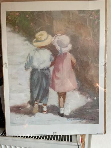 Litho pastel tekening ivan anderson  beschikbaar voor biedingen