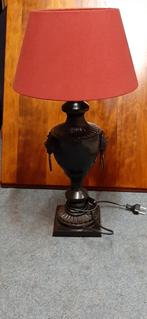 Schemerlamp met leeuwenkopjes , barok, Huis en Inrichting, Lampen | Tafellampen, Ophalen of Verzenden, Zo goed als nieuw, Minder dan 50 cm