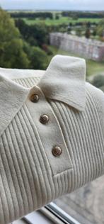 Merino wollen polo-trui maat S, Ophalen of Verzenden, Zo goed als nieuw, Maat 36 (S), Wit