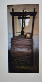 antieke boekbindpers / linnenpers / boekenpers of bloemen, Ophalen, Gebruikt