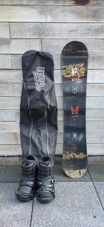 K2 Snowboard (145) + Burton Bindings & Boots + Bag, Ophalen of Verzenden, Gebruikt, Board