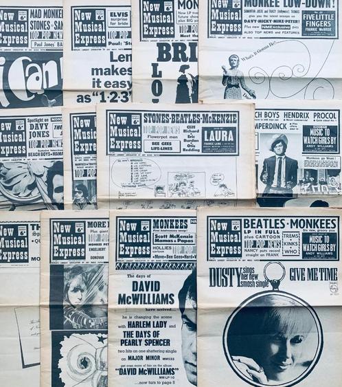 1967 NME 12x Tijdschrift Beatles Rolling Stones Monkees, Boeken, Tijdschriften en Kranten, Gelezen, Muziek, Film of Tv, Ophalen of Verzenden