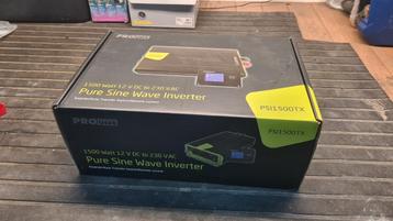 PRO USER 1500W ZUIVERE SINUS 12V OMVORMER  beschikbaar voor biedingen