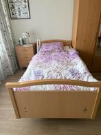 Verstelbaar Bed - Hoogte verstelbaar, Ophalen, 90 cm, Eenpersoons, Beige