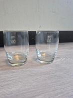 2 Luigi Bormioli Glazen - Made in Italy, Glas of Glazen, Ophalen of Verzenden, Effen, Glas