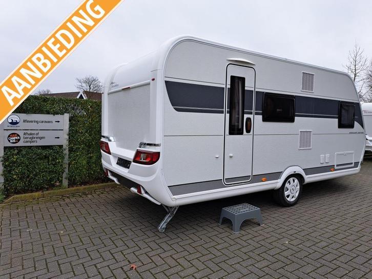 Hobby Excellent Edition 490 KMF Stapelbed + verzwaarde as, Caravans en Kamperen, Caravans, Bedrijf, tot en met 5, 1250 - 1500 kg