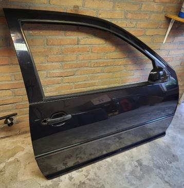 VW GOLF 4 portier/deur rechts zwart 3 DEURS BJ 98 TOT 2004 beschikbaar voor biedingen