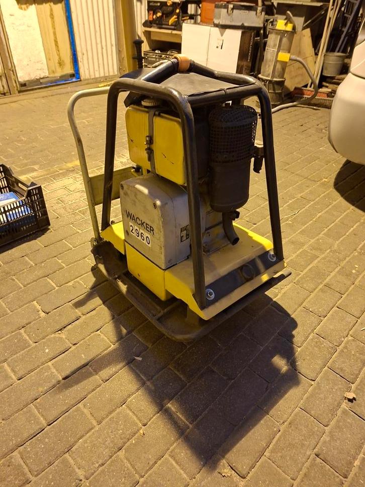 Trilplaat, verdichter., Doe-het-zelf en Verbouw, Gereedschap | Overige machines, Ophalen