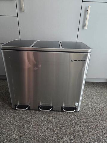 SONGMICS Keukenafvalemmer, 3 x 18L,  beschikbaar voor biedingen
