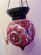 Mosaic Lamp — 30cm rood (hanglamp), Huis en Inrichting, Lampen | Hanglampen, Ophalen of Verzenden, Gebruikt, Minder dan 50 cm