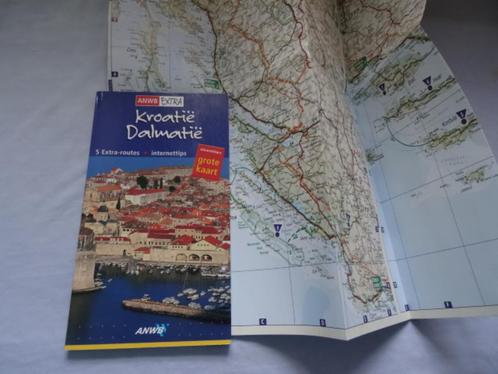 Kroatie en Dalmatie ; anwb extra reisgids / met landkaart, Boeken, Reisgidsen, Zo goed als nieuw, Reisgids of -boek, Europa, ANWB