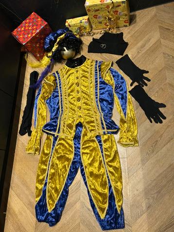 Pietenpak maat s en xxl  luxe set paars goud sinterklaas beschikbaar voor biedingen