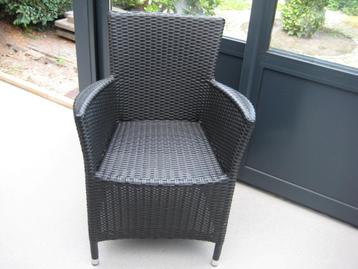 Puntgave Wicker Tuinstoel beschikbaar voor biedingen