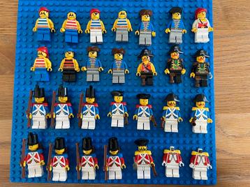 28x Lego minifiguren Pirates / Soldiers beschikbaar voor biedingen