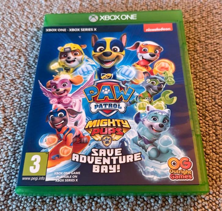 De Mighty Pups van PAW Patrol redden Avonturenbaai Xbox X/1, Spelcomputers en Games, Games | Xbox One, Zo goed als nieuw, Avontuur en Actie