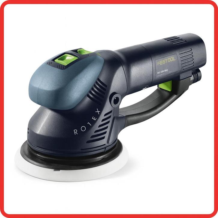 Festool Rotex RO 150 FEQ excentrische schuurmachine set, Doe-het-zelf en Verbouw, Gereedschap | Schuurmachines, Gebruikt, Excentrische schuurmachine