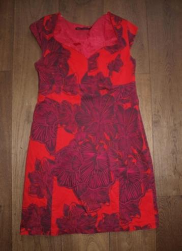 Steps Rode Jurk met Bloemprint (44) beschikbaar voor biedingen