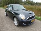 Mini Cooper S 16 V - 175pk -  LEDER AIRCO Zwart NL auto, Auto's, Mini, Voorwielaandrijving, Beige, 4 cilinders, 4 stoelen