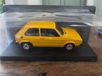 1:24 VW Golf MK I 1978 Hachette Geel M/B, Hobby en Vrije tijd, Modelauto's | 1:24, Ophalen of Verzenden, Zo goed als nieuw, Auto