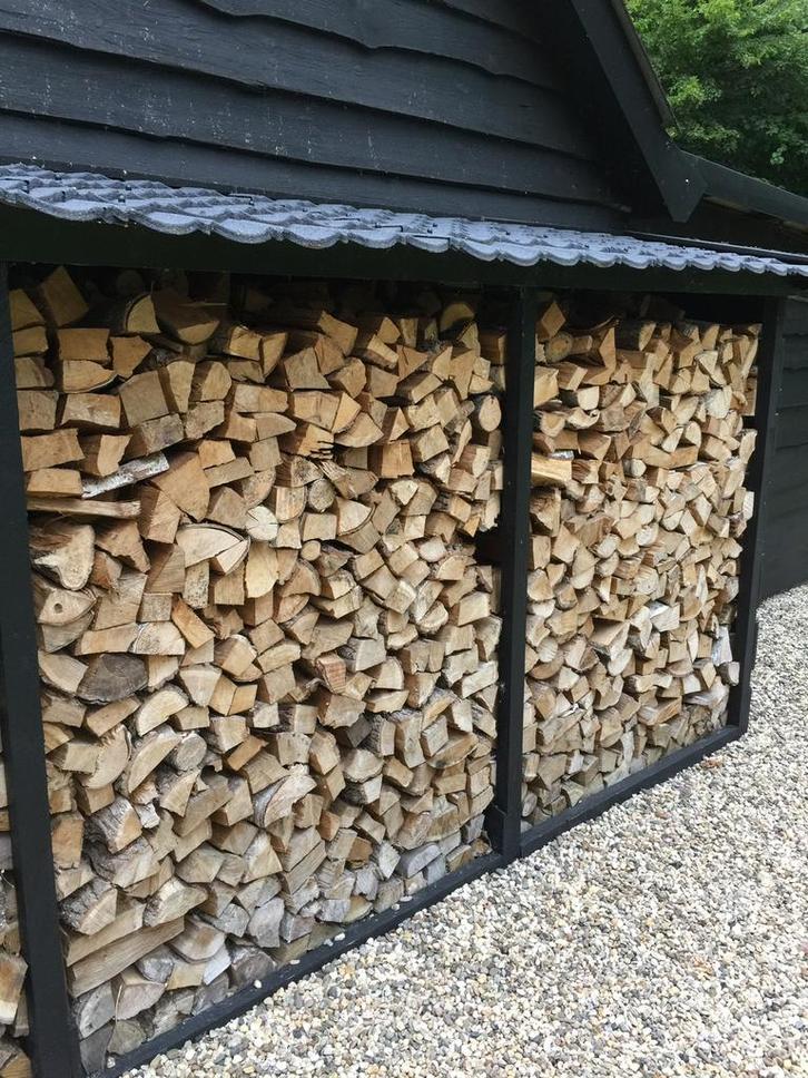 Mix berk en els droog haardhout, Tuin en Terras, Haardhout, Ophalen of Verzenden