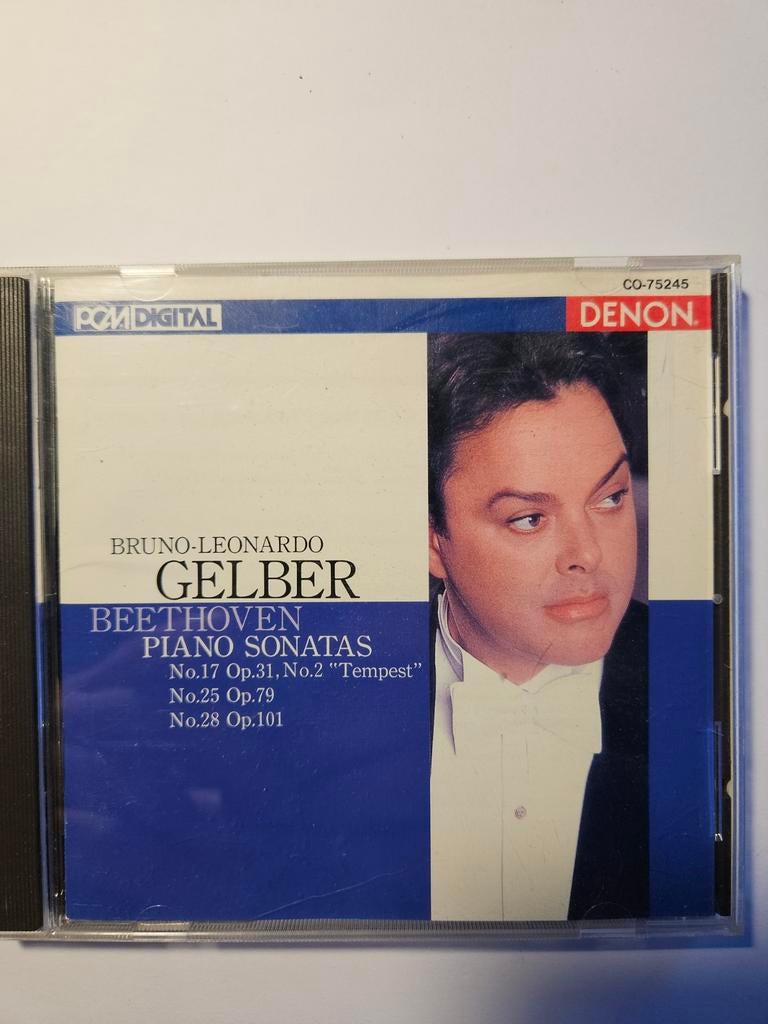 Beethoven Piano Sonatas - Bruno Leonardo Gelber - Denon CD, Ophalen of Verzenden, Classicisme, Zo goed als nieuw, Kamermuziek