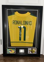 Gesigneerd Ronaldinho Brazilie Beckett, Verzamelen, Ophalen of Verzenden, Zo goed als nieuw, Buitenlandse clubs, Shirt