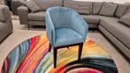 Showroom model design stoel van €145,- voor €50,-, Modern design, Blauw, Nieuw, Ophalen of Verzenden