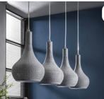 Moderne set kegelvormige lampen, Ophalen of Verzenden, Zo goed als nieuw, Metaal, 50 tot 75 cm