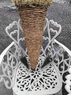 Rotan  !! grote plantenhanger   en 2x  glazen hangers, Overige materialen, Rond, Ophalen of Verzenden, Zo goed als nieuw