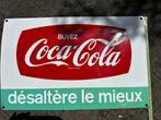 Te koop emaille Coca Cola bord, Ophalen of Verzenden, Zo goed als nieuw, Reclamebord
