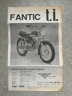 Originele Folder / Flyer Fantic t.i. Motor / Bromfiets, Verzenden, Zo goed als nieuw