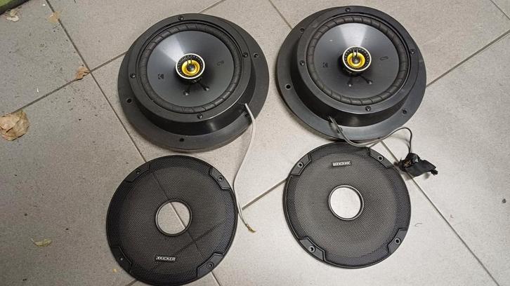 Kicker speakers 300 watt 6.75 inch 165mm vw caddy mk3, Auto diversen, Autospeakers, Zo goed als nieuw, Ophalen of Verzenden