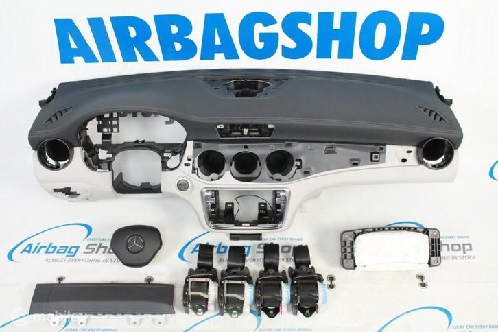 Airbag set - Dashboard zwart wit stiksel Mercedes CLA C117, Auto-onderdelen, Dashboard en Schakelaars, Gebruikt, Ophalen of Verzenden