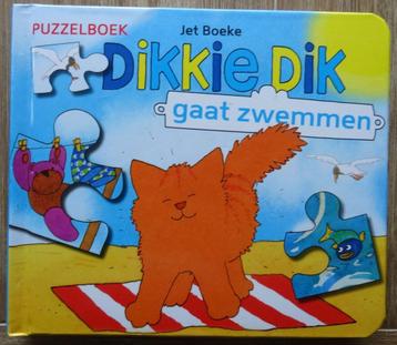 Dikkie Dik gaat zwemmen - Puzzelboek - Jet Boeke beschikbaar voor biedingen