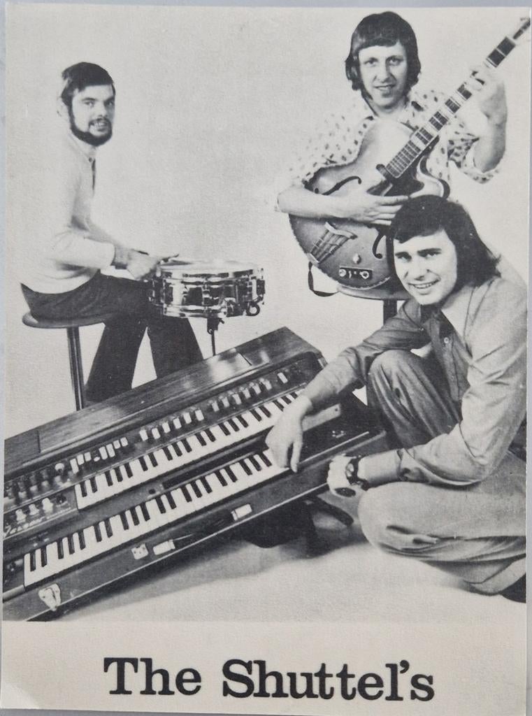 Reclamefoto The Shuttels Cuijk, ca. 1970, Muziek en Instrumenten, Ophalen of Verzenden