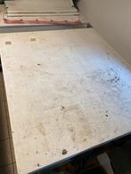 2x Inpaktafel/Werktafel 130x130cm op Wielen, Huis en Inrichting, Ophalen, Gebruikt