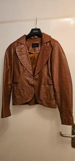 Leren Colbert Camelkleur, Getailleerd, Kleding | Dames, Maat 38/40 (M), Bruin, Arma, Ophalen of Verzenden