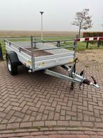 Saris Aanhanger geremde enkelasser L 251 cm B 131,5 cm, Auto diversen, Aanhangers en Bagagewagens, Ophalen, Gebruikt